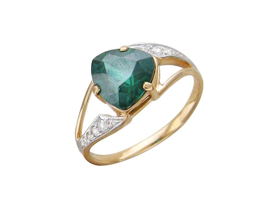 Кольцо с Фианитом 44-3К21158-B