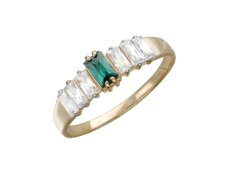 Кольцо с Фианитом 44-3К21292-E