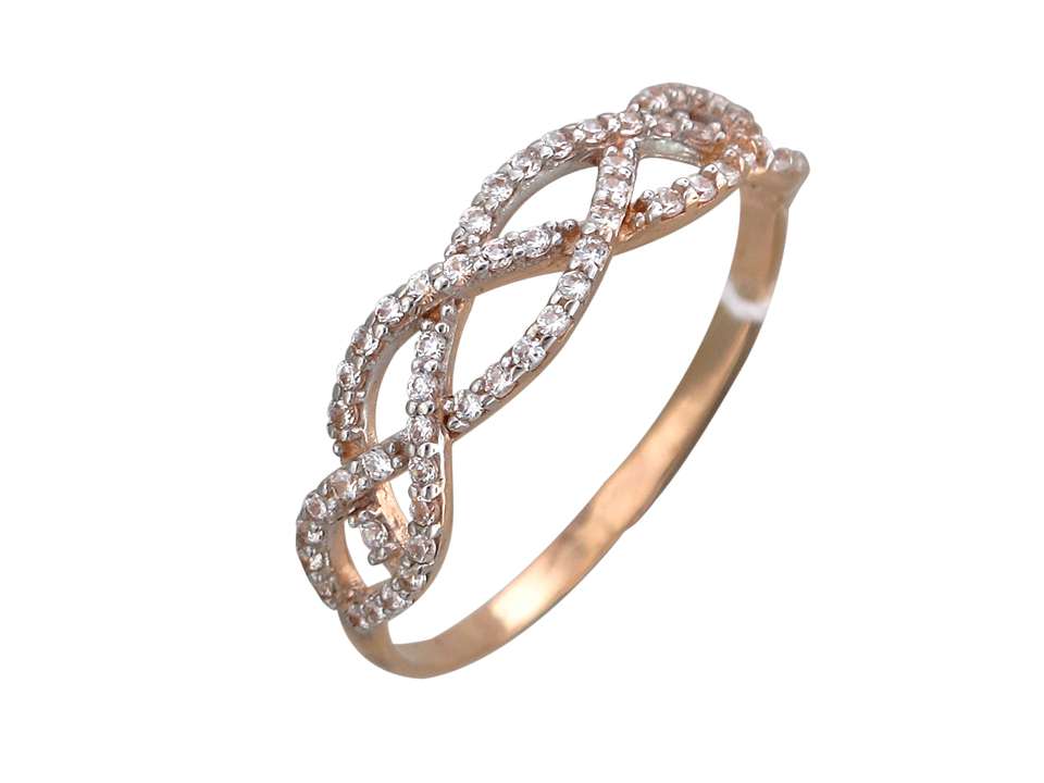 Кольцо с Фианитом 45-1К11020-E