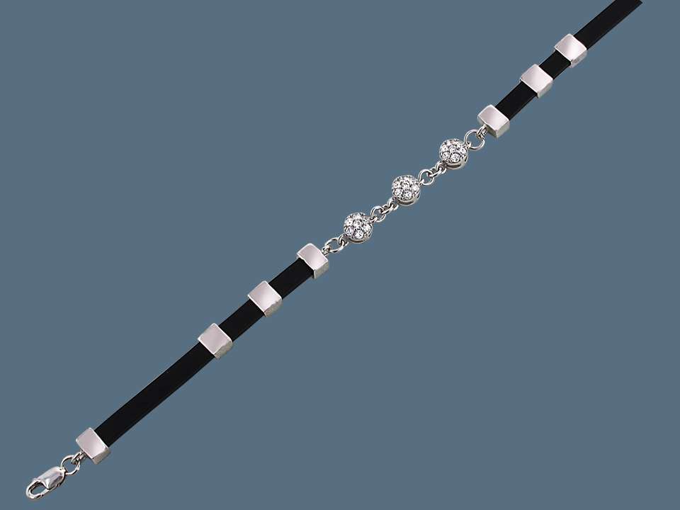 БРАСЛЕТ 45-2Б15055-I c Фианитом