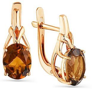 Серьги с кварцем 2137434
