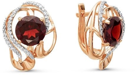 Серьги с Гранатами 2260215