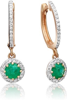 Серьги с изумрудами 2443167