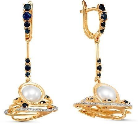 Серьги с жемчугами 2261004