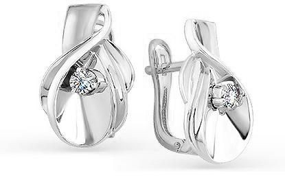 Серьги с бриллиантами 2163026