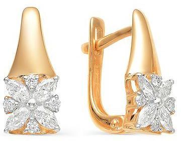 Серьги с бриллиантами 803083