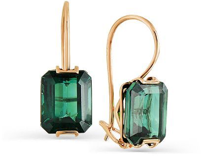 Серьги с турмалином 2131494