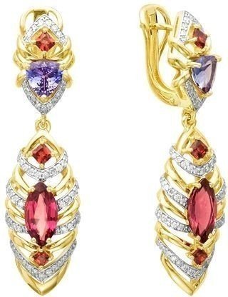 Серьги с Гранатами 2260262