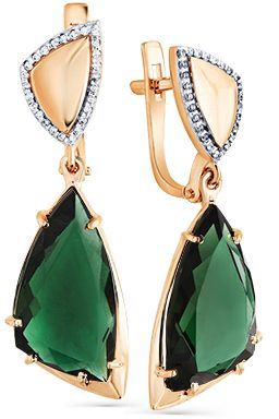 Серьги с турмалином 2131954