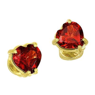 Серьги с Гранатами 310