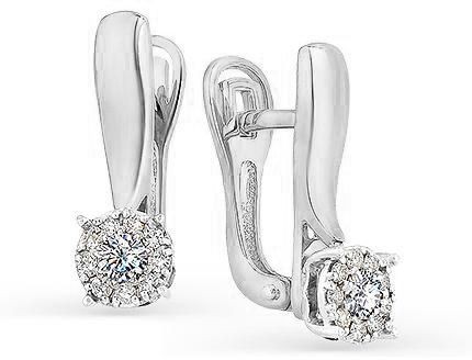 Серьги с бриллиантами 2160895