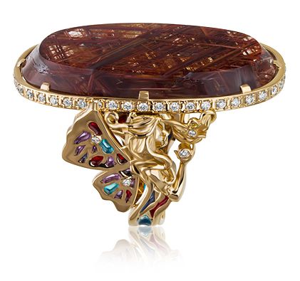 Кольцо с кварцем 2480006