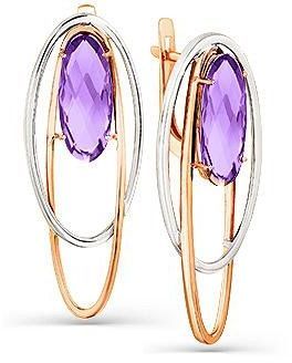 Серьги с аметистами 2137000