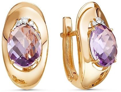 Серьги с аметистами 2260484