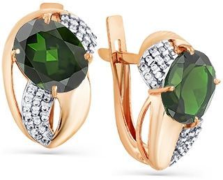 Серьги с турмалином 2134990