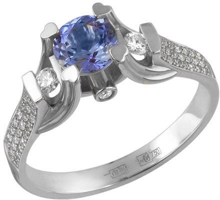 Кольцо с Танзанитом 01К676314-3