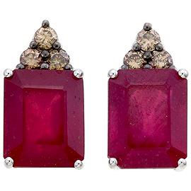 Серьги с рубинами 2151066
