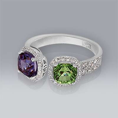 Кольцо со Шпинелью aДуэтa