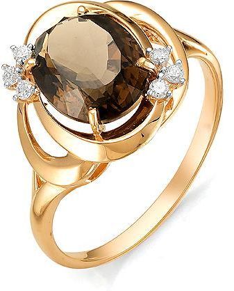 Кольцо с раухтопазом 2138535