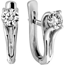 Серьги с бриллиантами 01С674415