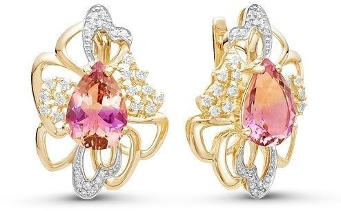 Серьги с аметринами 2260196