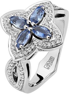 Кольцо с Сапфиром 01К629948-1