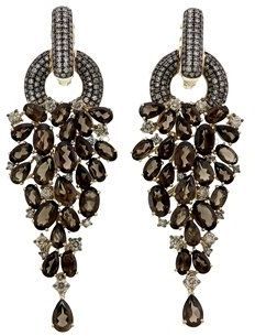 Серьги с кварцем 2150946