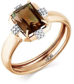 Кольцо с раухтопазом 2135187