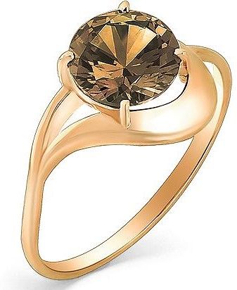 Кольцо с раухтопазом 2132286