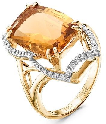 Кольцо с кварцем 2261319