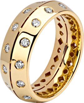 Обручальное Кольцо с Бриллиантом 01О640195