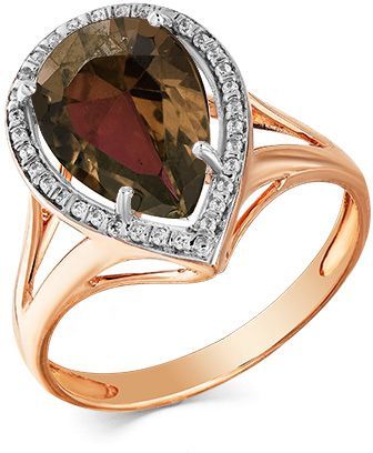 Кольцо с раухтопазом 2134883