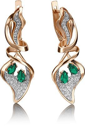 Серьги с изумрудами 2440792