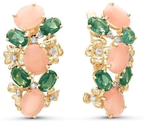 Серьги с кварцем 2260310