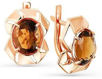 Серьги с кварцем 2137295