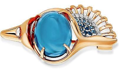 Брошь с Топазом 2137700