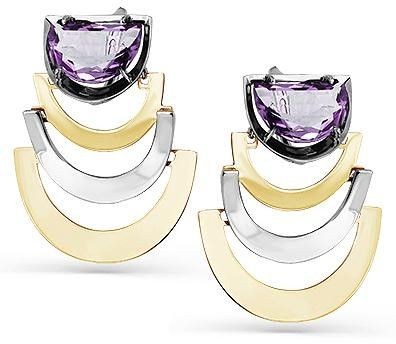 Серьги с аметистами 2137096