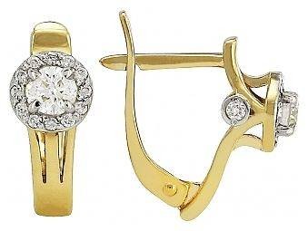 Серьги с бриллиантами 112418