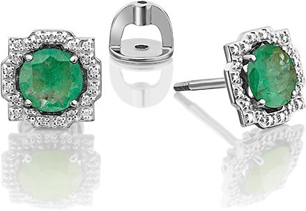 Серьги с изумрудами 2443187