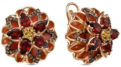 Серьги с Гранатами 2261322