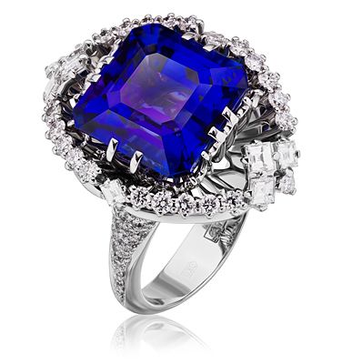 Кольцо с Танзанитом 2480025