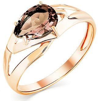 Кольцо с раухтопазом 2136389