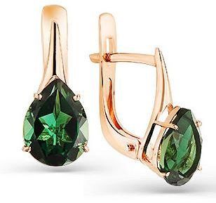 Серьги с турмалином 2138859