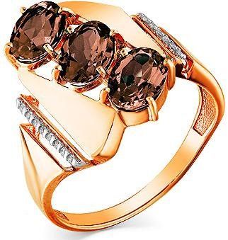 Кольцо с раухтопазом 2139306