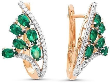 Серьги с изумрудами 2260894