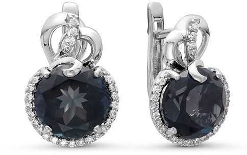 Серьги с топазами 2260091