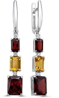 Серьги с Гранатами 2260499