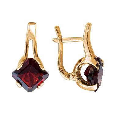 Серьги с Гранатами 01С312024-1