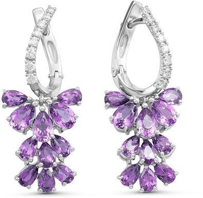 Серьги с аметистами 2260393