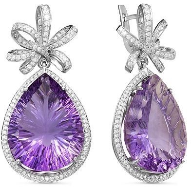 Серьги с аметистами 2260000